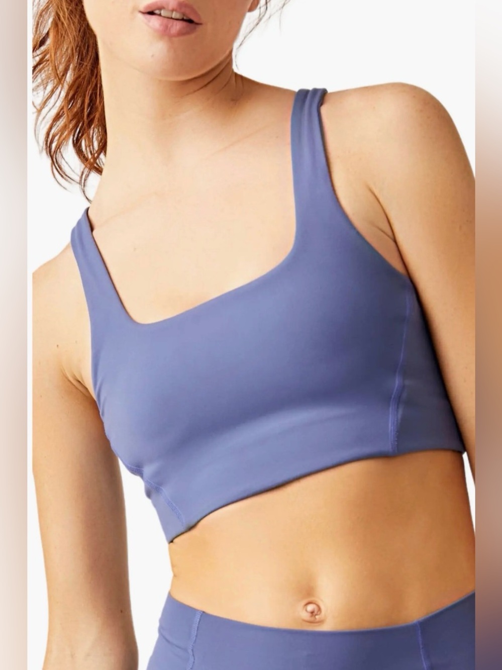 FP Movement Never Better Racerback Bra color lilac summer size XL